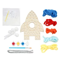 Rocket Wood Weaving Craft Kit by Creatology™