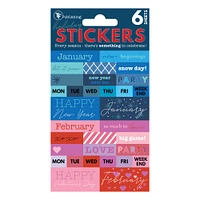 TF Publishing Seasonal Monthly Planner Sticker Pack