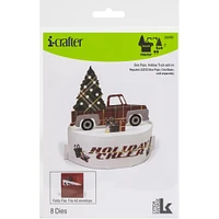 i-crafter Dies-Box Pops, Holiday Truck Add-On