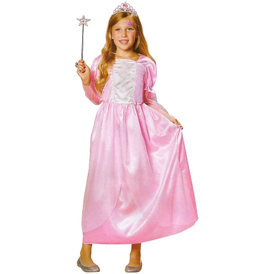 Medium Pink Fairy Princess Girl's Costume