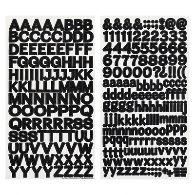 Black Licorice Block Alphabet Stickers by Recollections™
