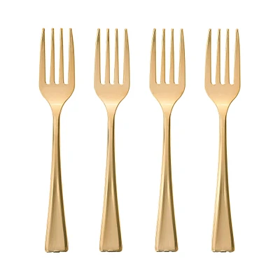 Gold Mini Forks by Celebrate It™, 24ct.