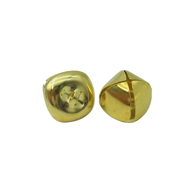 12 Packs: 2 ct. (24 total) 50mm Gold Jingle Bells by Creatology™