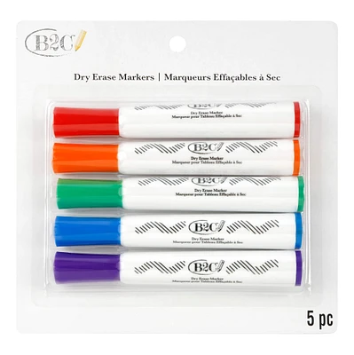 12 Packs: 5 ct. (60 total) Primary Dry Erase Marker Set by B2C™