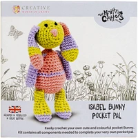 Creative Expressions Isabel Bunny Knitty Critters Pocket Pal Crochet Kit