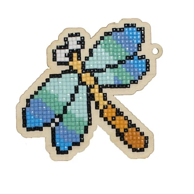 Wizardi Diamond Painting Ornament Kit Dragonfly