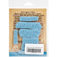 Stamping Bella I Miss Your Face Sentiment Set Cling Stamps