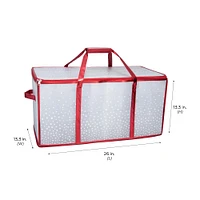 Simplify Red & White 128ct. Ornament Storage Organizer