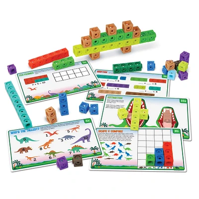 Learning Resources Mathlink Cubes Kindergarten Math Activity Set: Dino Time!