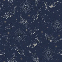 RoomMates Zodiac Dreams Navy Peel & Stick Wallpaper