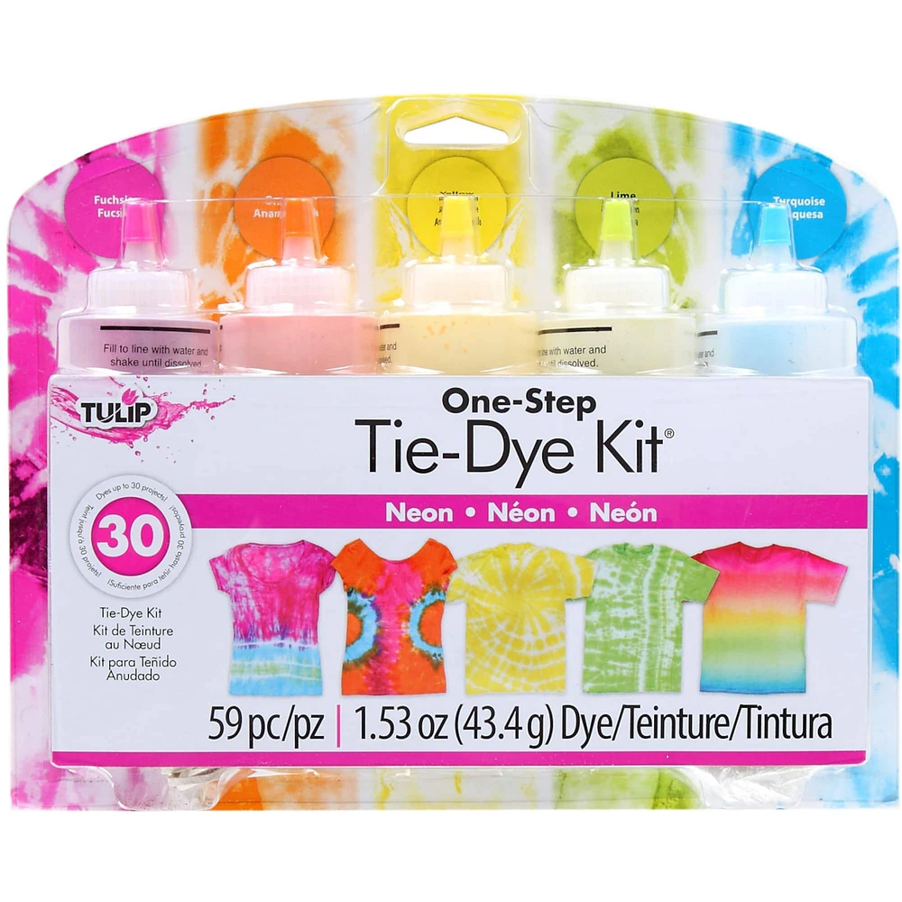 Tulip® Neon One-Step Tie-Dye Kit®