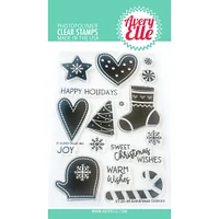 Avery Elle Christmas Cookies Clear Stamp Set