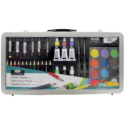 Royal & Langnickel® Essentials™ 74-Piece Mixed Media Art Set