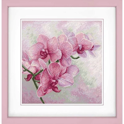 Luca-s Graceful Orchids Counted Cross Stitch Kit