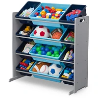 Kids Storage Organizer With 12 Plastic Bins