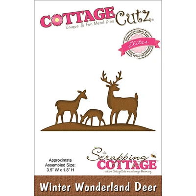 CottageCutz® Elites Winter Wonderland Deer Die