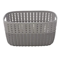 Simplify 9.4" Small 2-Tone Decorative Storage Basket