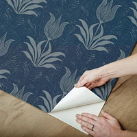 NuWallpaper Jen Hewett Parrot Tulip Mustard Peel & Stick Wallpaper