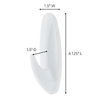 Command™ White Large Designer Hooks Value Pack