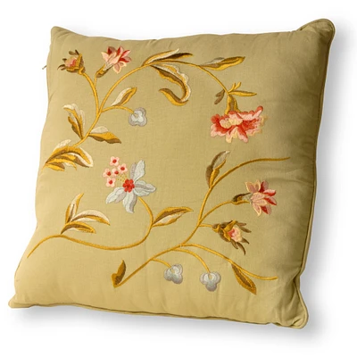16" Garden Accents Floral Pillow