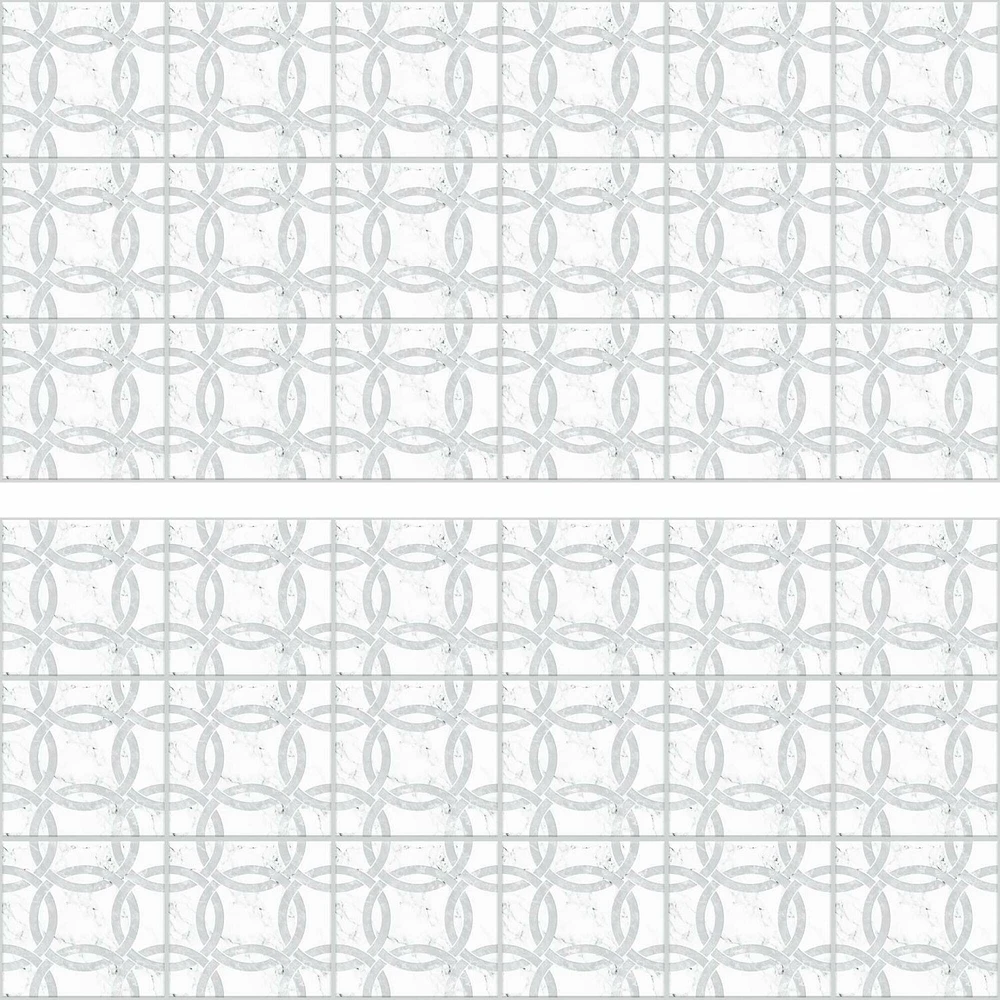 RoomMates Interlocking Circle Tile Backsplash Giant Decals