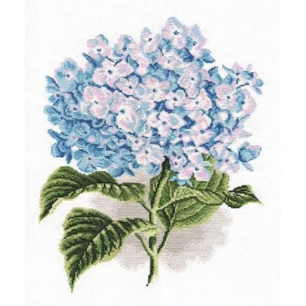 Oven Hydrangea Cross Stitch Kit