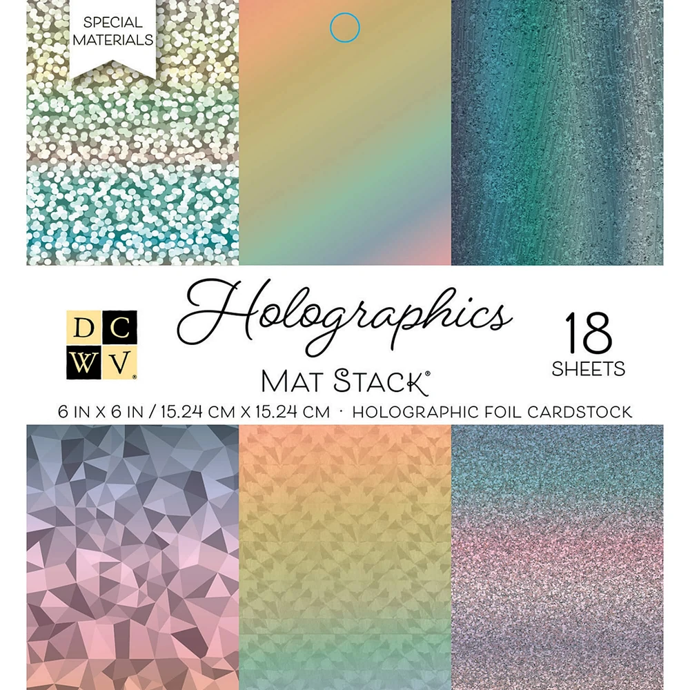 DCWV® Holographics Mat Stack®, 6" x 6"