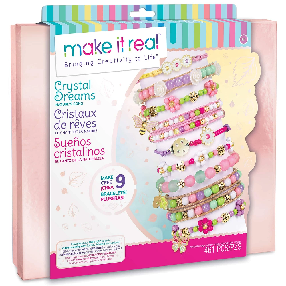 Make It Real™ Crystal Dreams Nature's Song Bracelet Kit