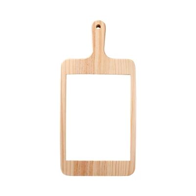 Craft Express Pinewood Cheese Board with Ceramic Tile Insert