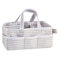 Trend Lab® Dove Gray Chevron Storage Caddy