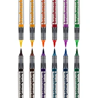 6 Packs: 12 ct. (72 total) Karin Brushmarker PRO Basic Markers