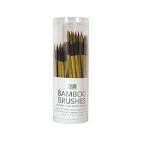 Art Advantage 72 Piece Assorted Bamboo Brush Set