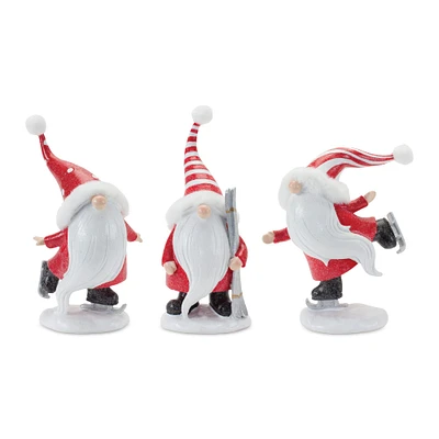 Winter Sport Gnome Figurine Set