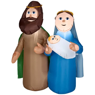 4ft. Airblown® Inflatable Holy Family Scene