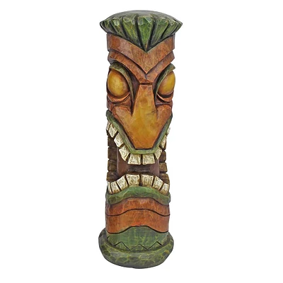 Design Toscano® 21" Moai Haku Hana Aloha Hawaii Tiki Sculpture