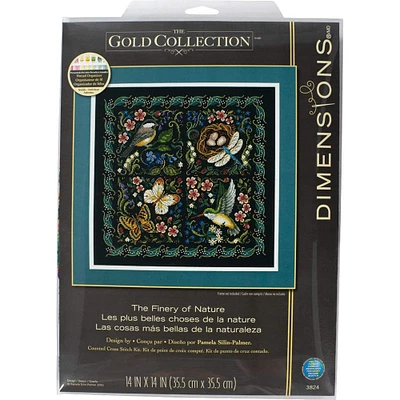 Dimensions® Gold Collection The Finery Of Nature Counted Cross Stitch Kit