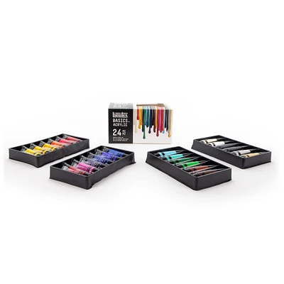 6 Packs: 24 ct. (144 total) Liquitex BASICS® Acrylic Color Set 22mL