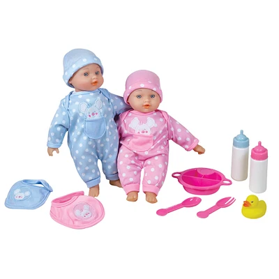 Lissi Dolls 11" Twin Baby Dolls