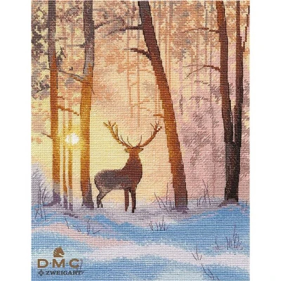 Oven In The Winter Forest Cross Stitch Kit