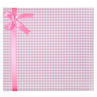 6 Pack: Pink Gingham Scrapbook Album by Recollections™