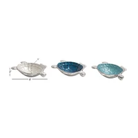 Silver Aluminum Coastal Serving Bowls, 3ct.