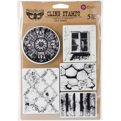 Finnabair® Old Town Cling Stamps Set
