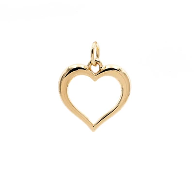 Charmalong™ 14K Gold Open Heart Charm by Bead Landing™