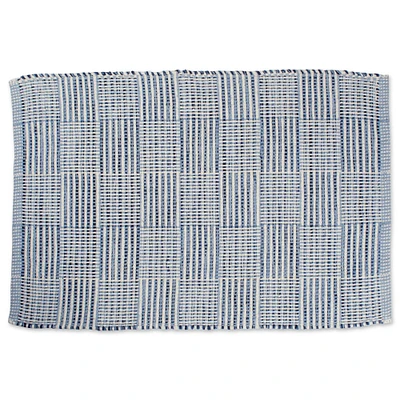 DII® Squares Recycled Yarn Rug