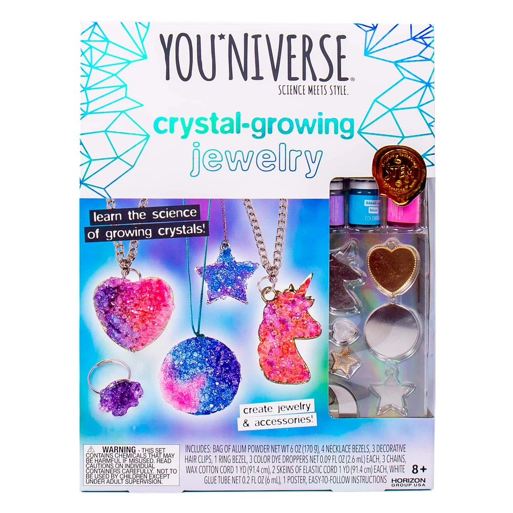 YouNiverse® Crystal Growing Jewelry Kit