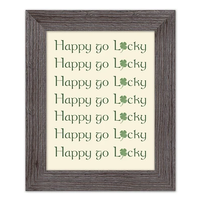 Happy Go Lucky Framed Print