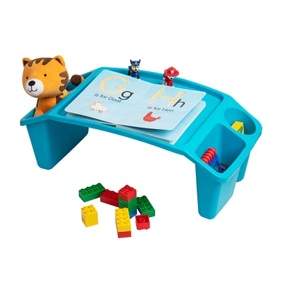 Mind Reader Kids’ Freestanding Portable Lap Desk With Side Pockets