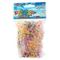12 Pack: Rainbow Loom® Confetti Mix Glow in the Dark Refill Bands