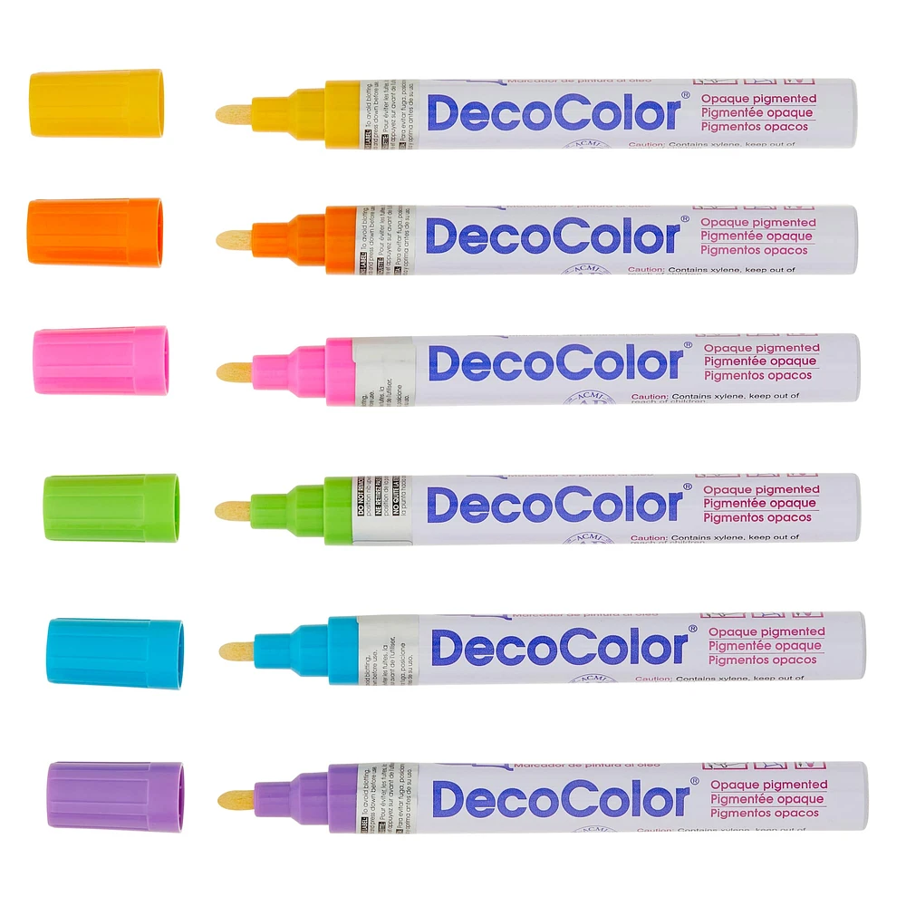 DecoColor™ Broad Point Paint Marker, Hot Colors