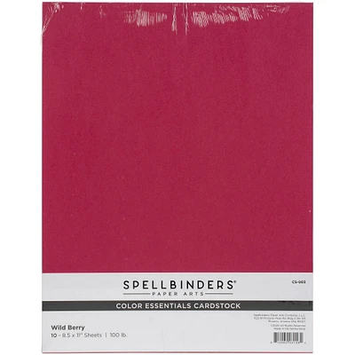Spellbinders® Color Essentials 8.5" x 11" Cardstock, 10 Sheets